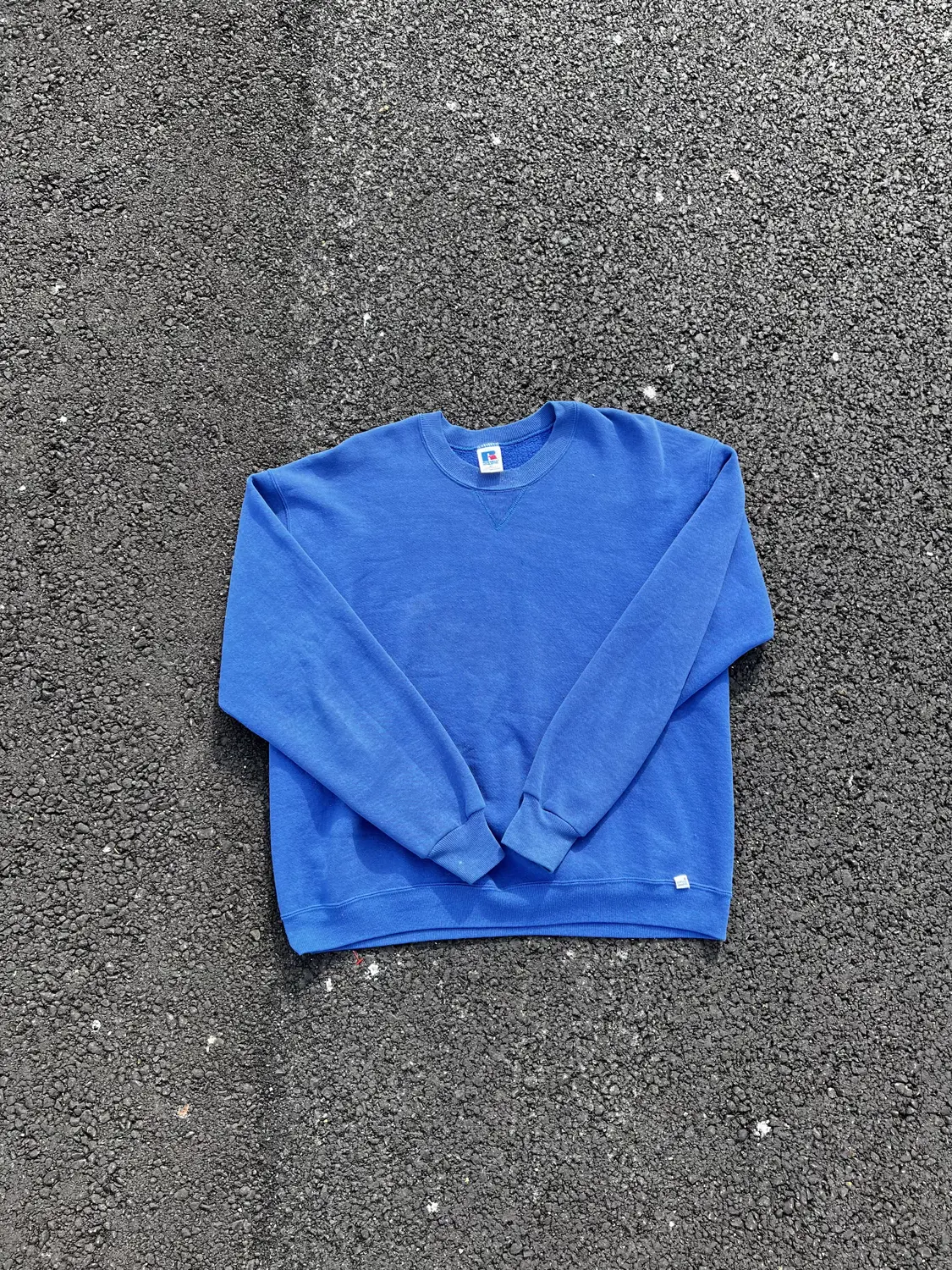 Vintage Blue Russell Crew XL