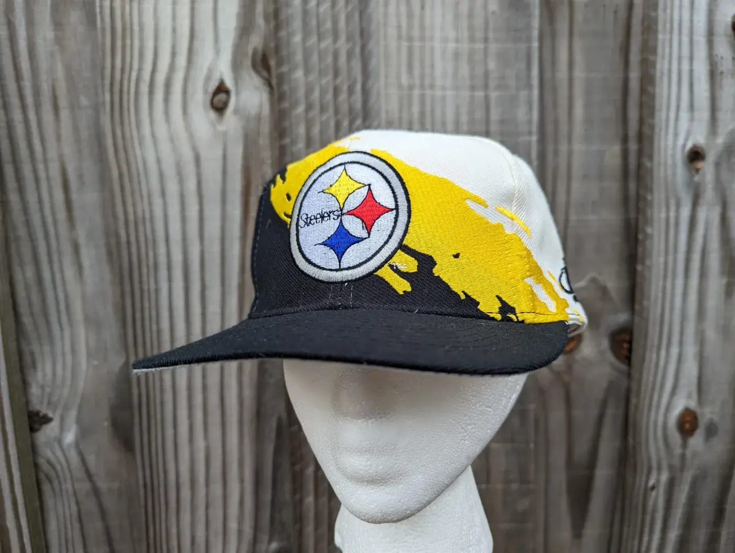 Vintage 90's Steelers Splash Hat Logo Athletic Never Worn!