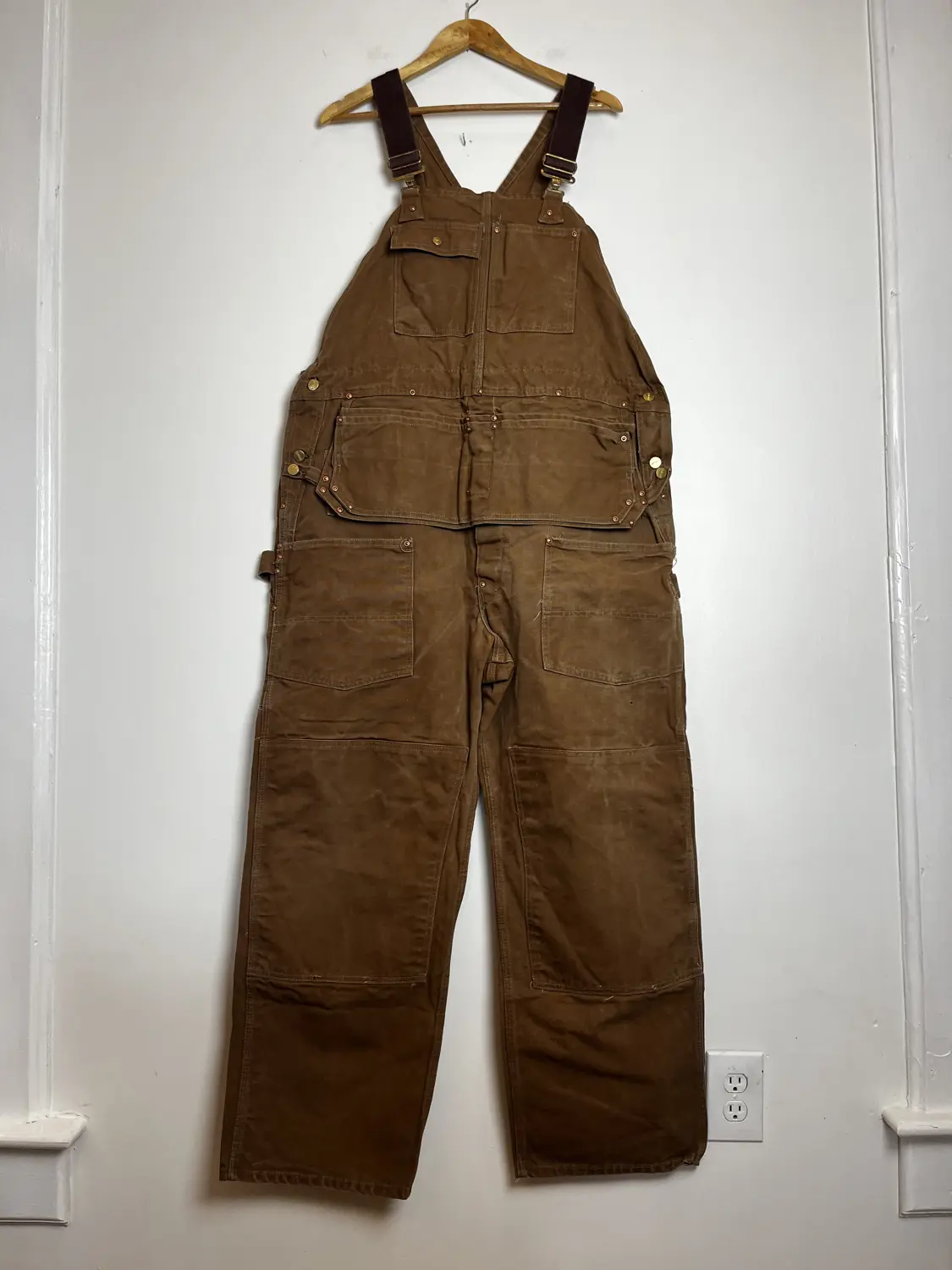 (XL) vintage carhartt overalls