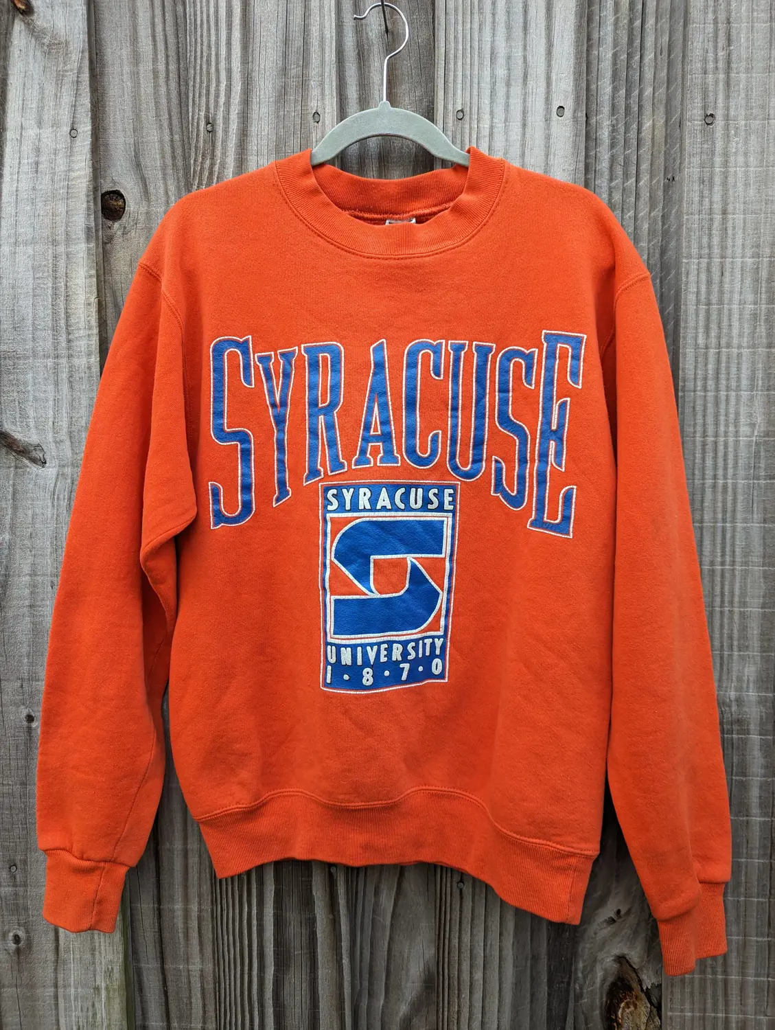 Vintage 90's Syracuse Crewneck Sweatshirt Size Medium