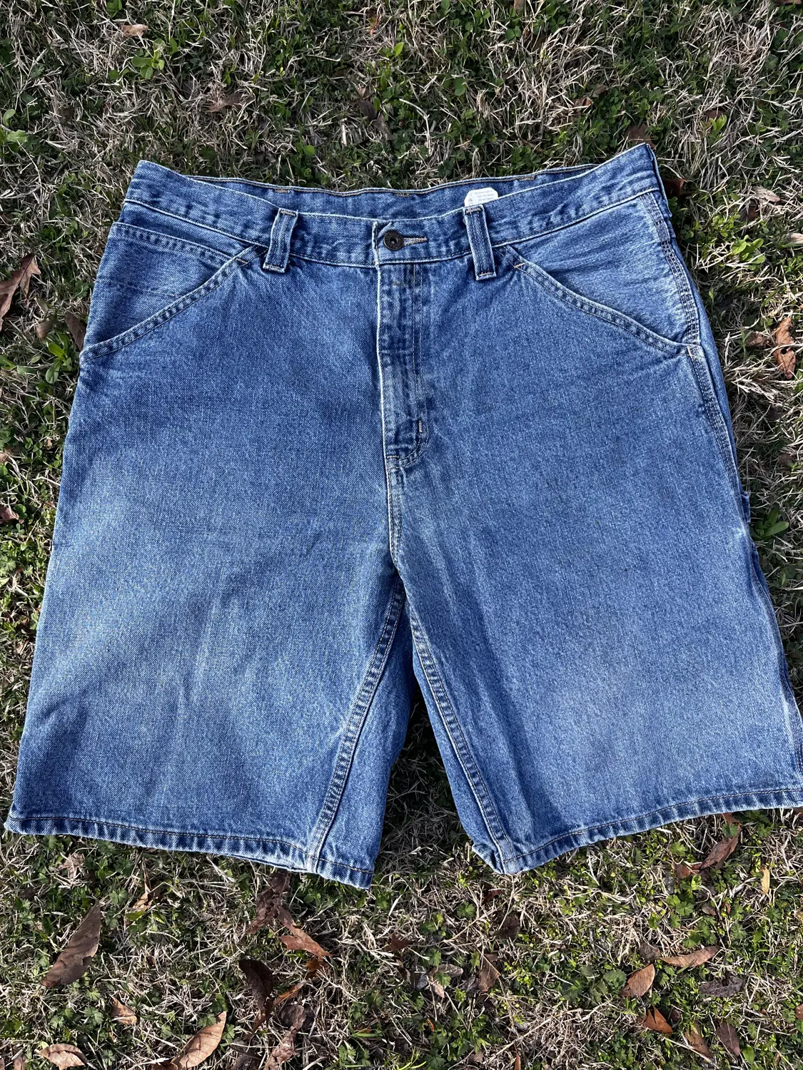 (34) Faded Blue Carpenter Shorts
