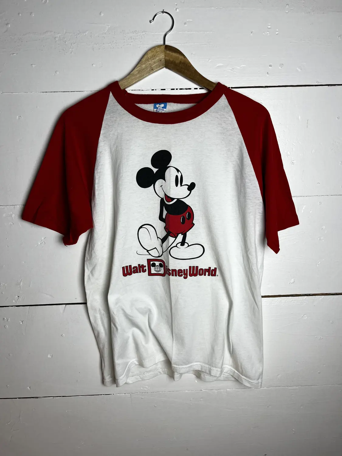 (L) 80s Mickey Mouse Disney Single Stitch