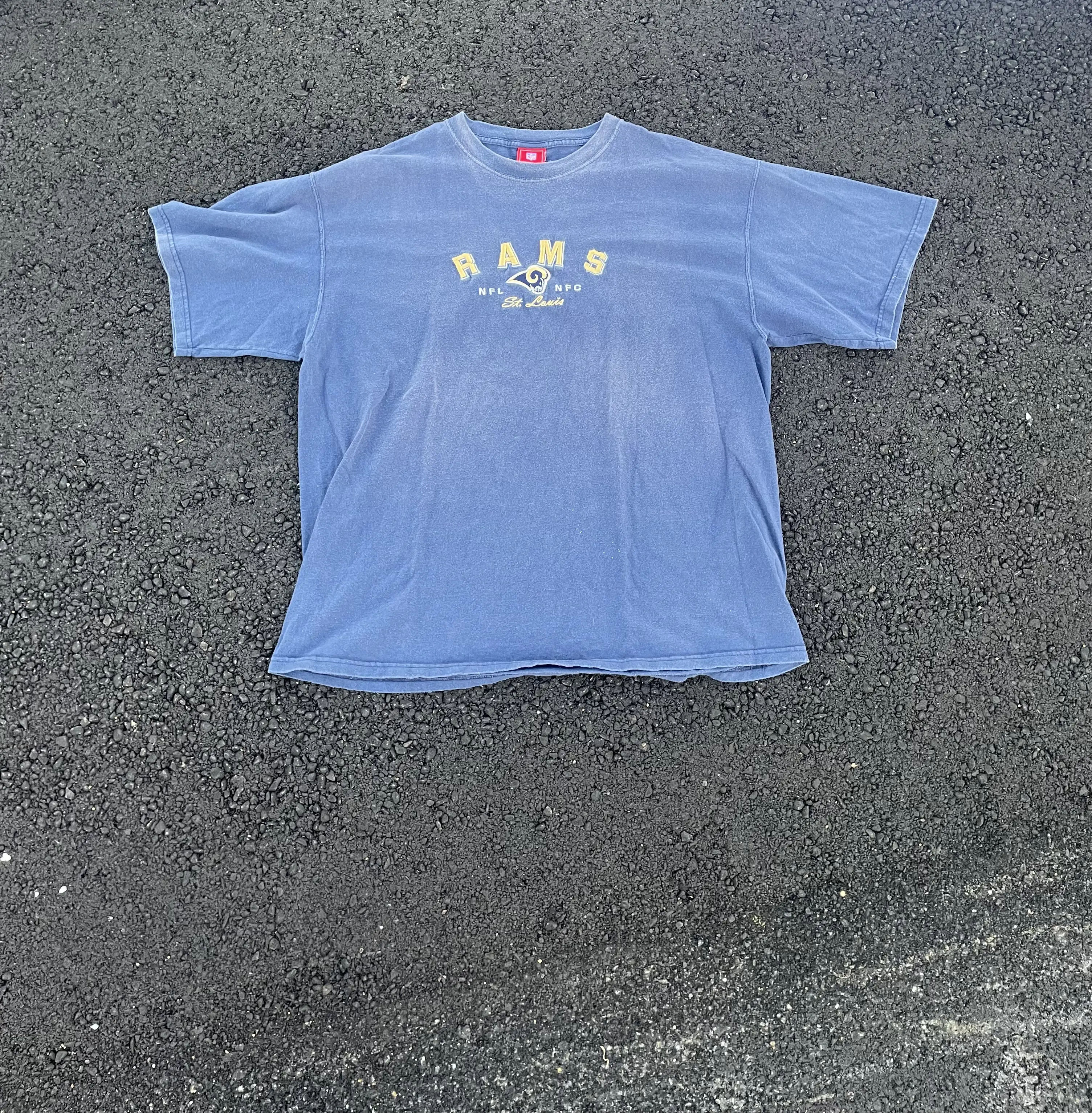 Y2K Embroidered Rams Tee XXL