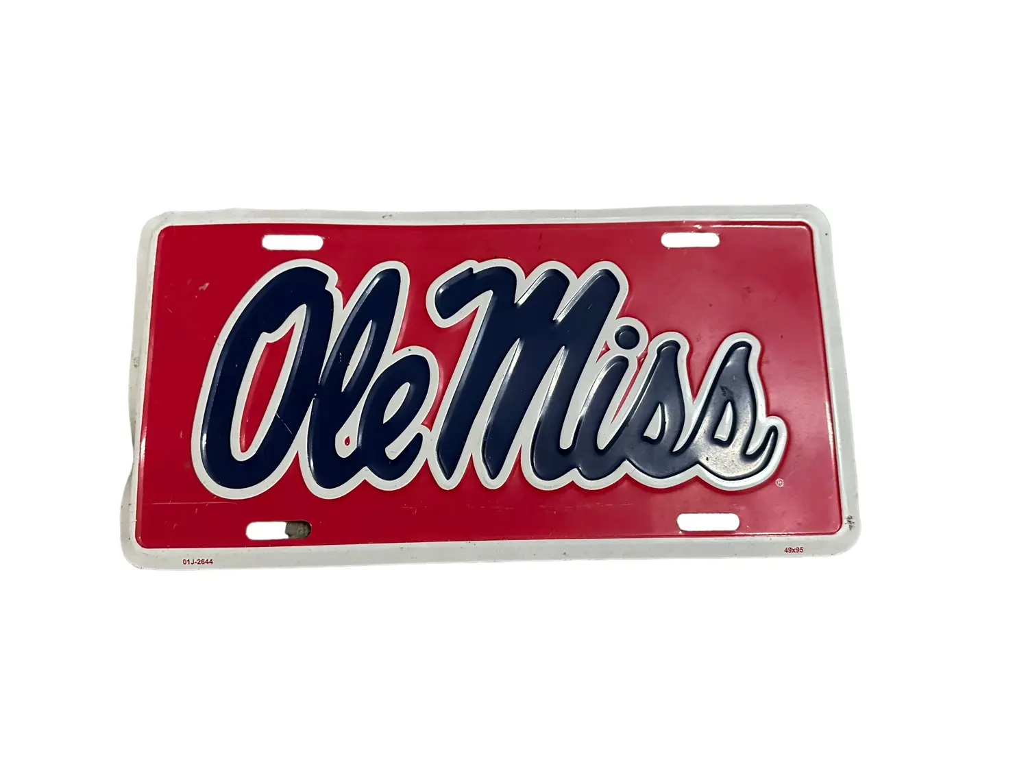 Ole miss license plate