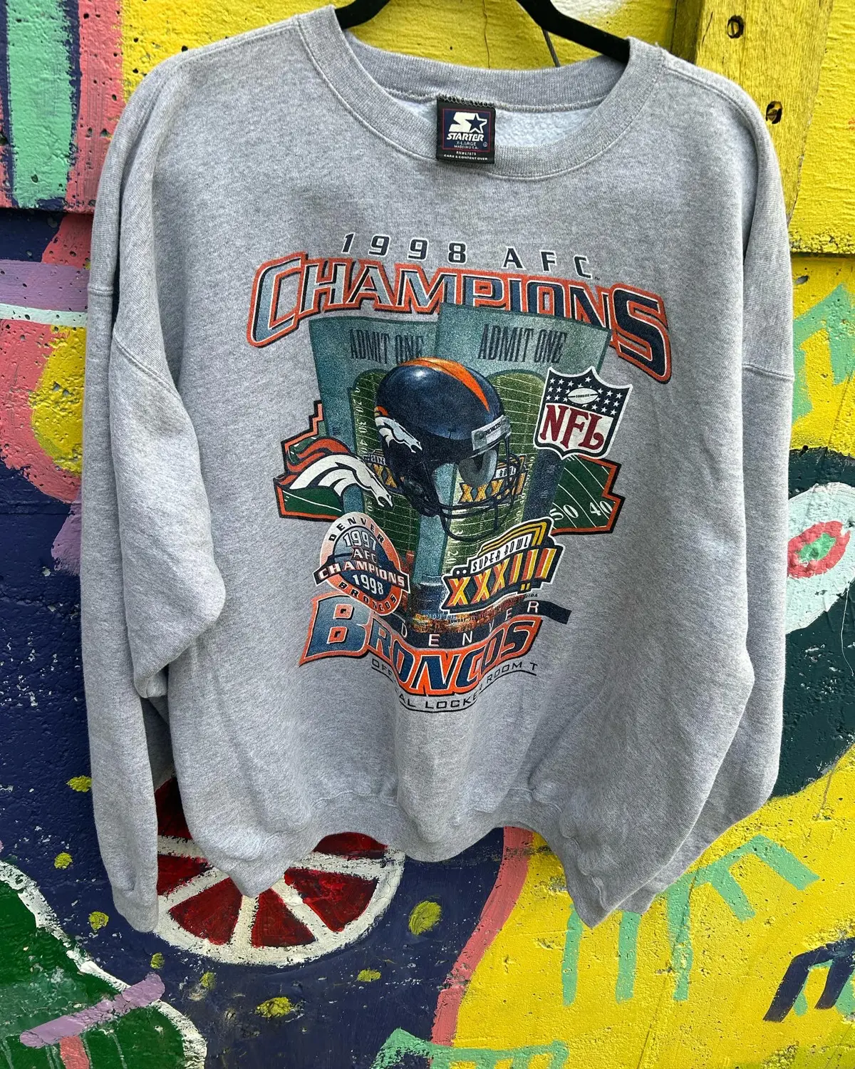 Denver Broncos 98’ Starter Sweatshirt